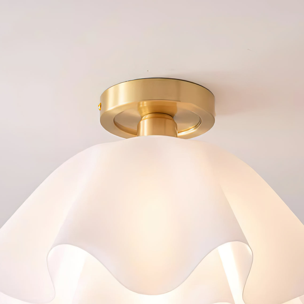 Modern copper ceiling lamp | CopperLuxe