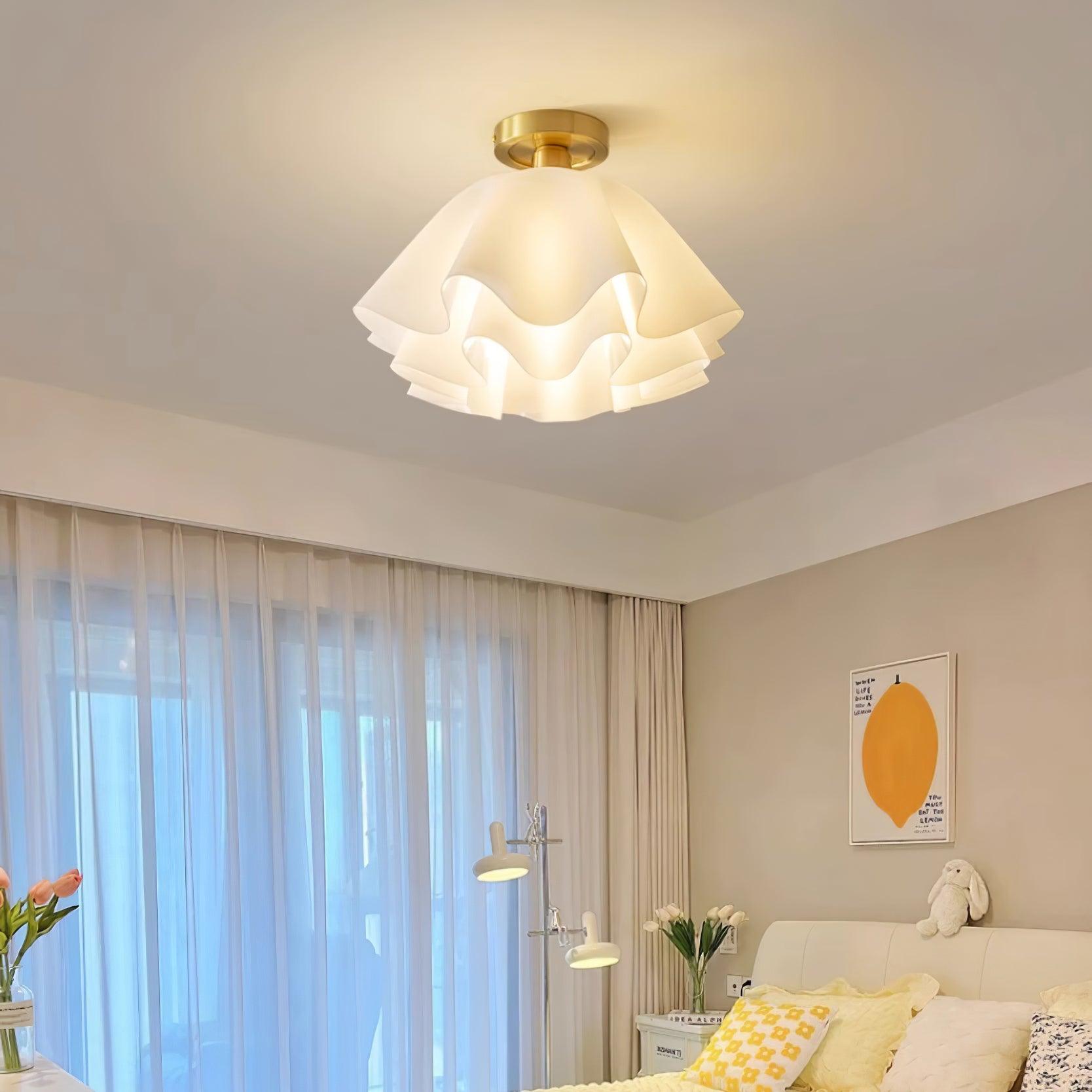 Modern copper ceiling lamp | CopperLuxe