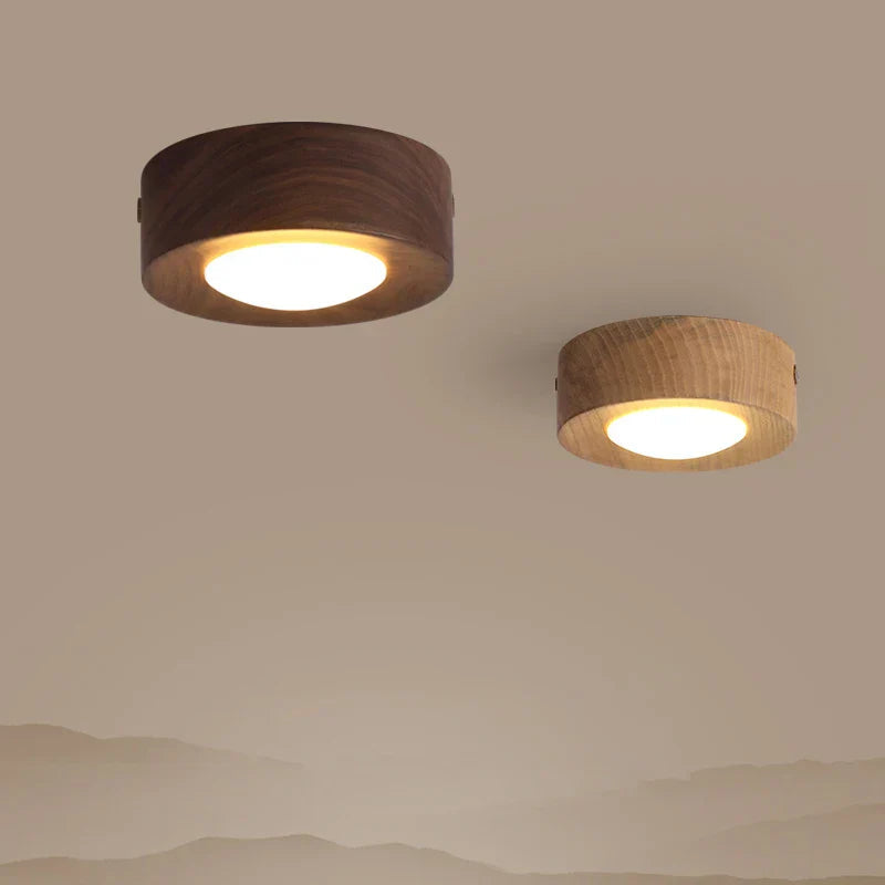 Minimalistisk LED Loftslampe | WoodBeam