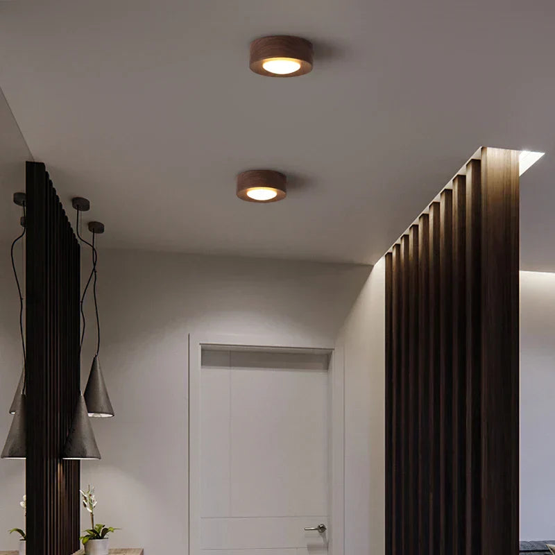 Minimalistisk LED Loftslampe | WoodBeam