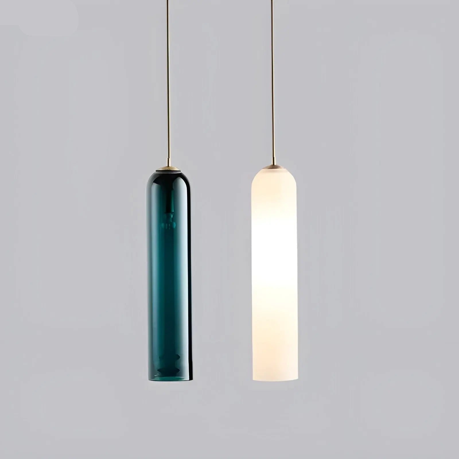 Modern LED Glass Hanging Lamp | LumiGlobe