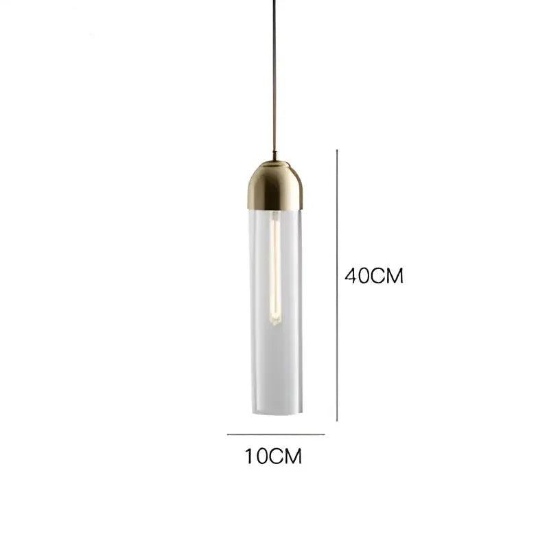 Modern LED Glass Hanging Lamp | LumiGlobe