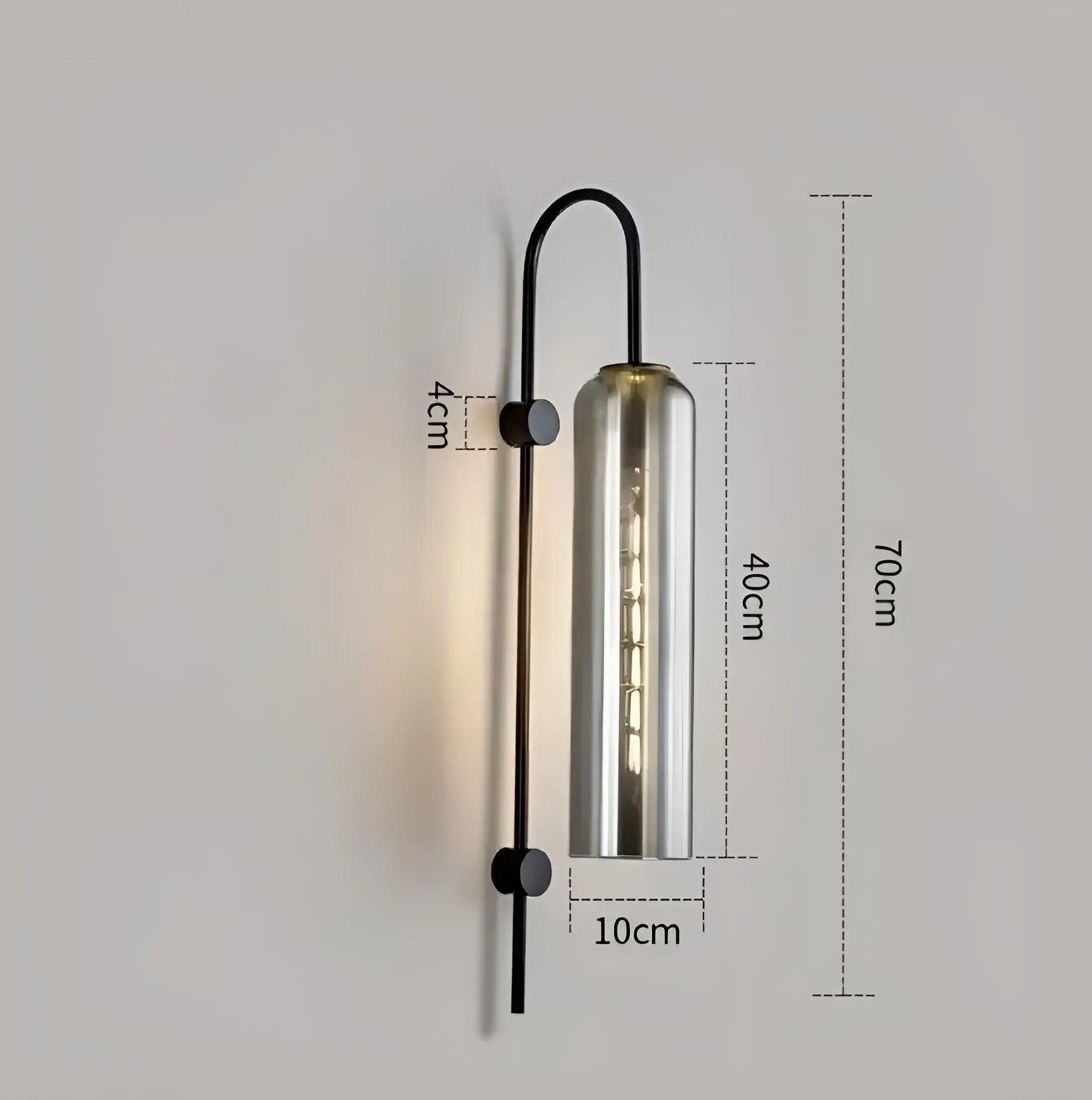 Modern LED Glass Hanging Lamp | LumiGlobe