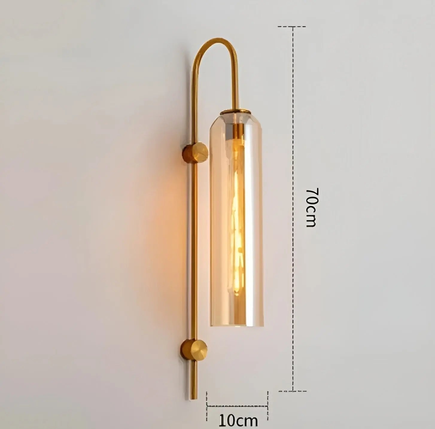 Modern LED Glass Hanging Lamp | LumiGlobe