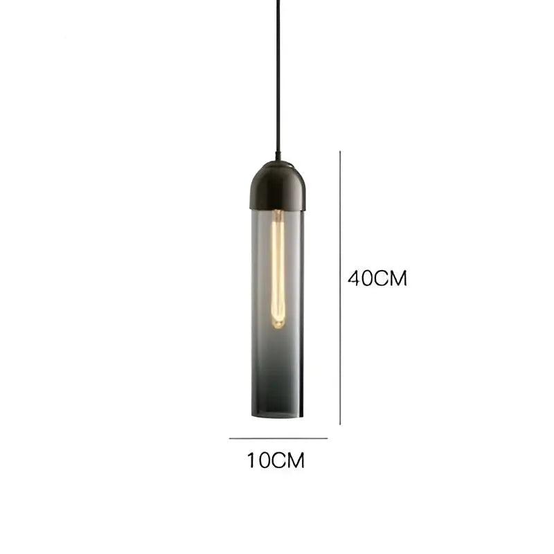 Modern LED Glass Hanging Lamp | LumiGlobe