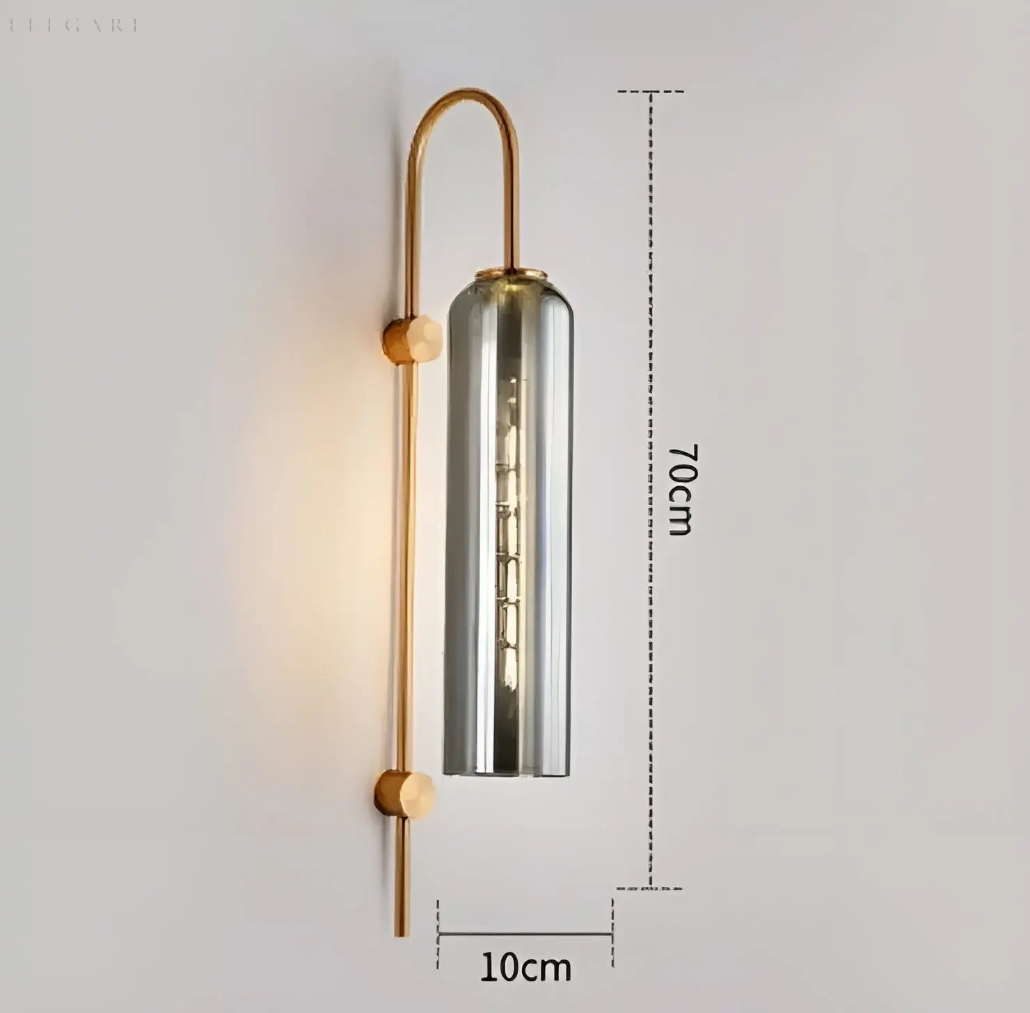 Modern LED Glass Hanging Lamp | LumiGlobe