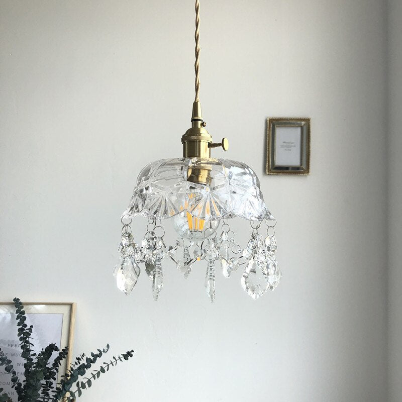 Stylish crystal glass pendant lamp | PureCrystal