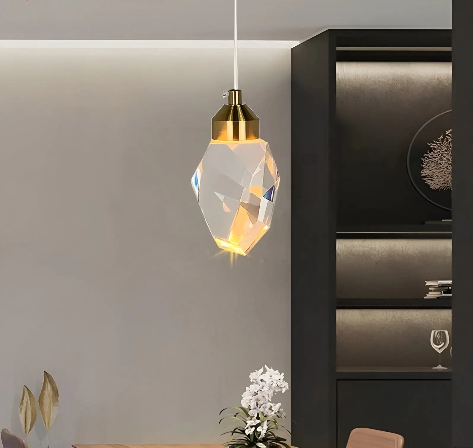 Luksuriøs Krystal LED Pendellampe | CrystalLuxe