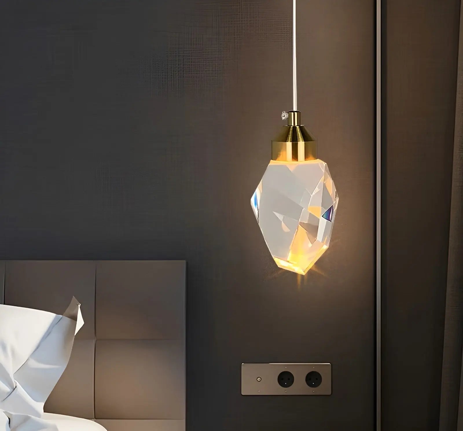 Luksuriøs Krystal LED Pendellampe | CrystalLuxe