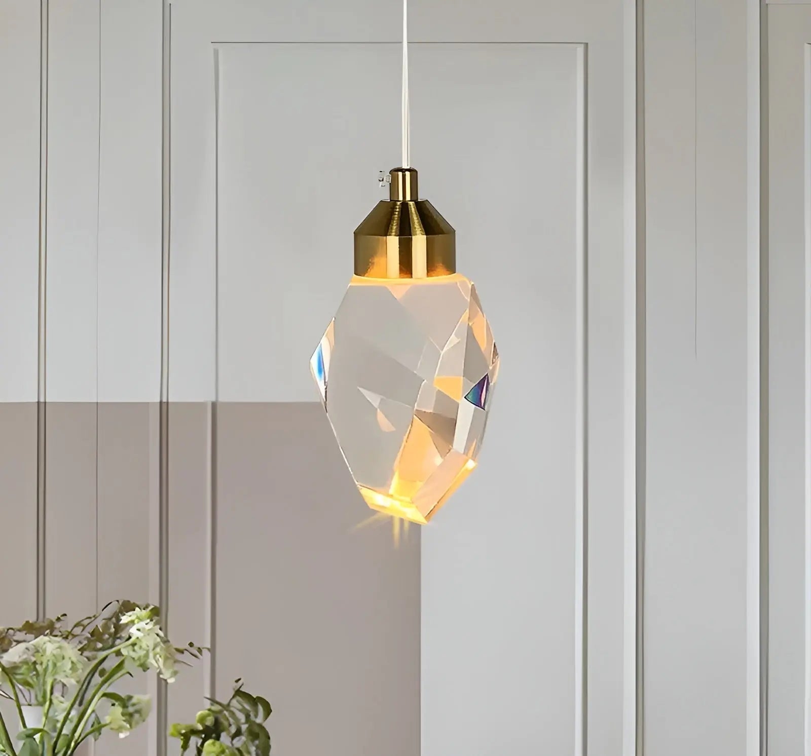 Luksuriøs Krystal LED Pendellampe | CrystalLuxe