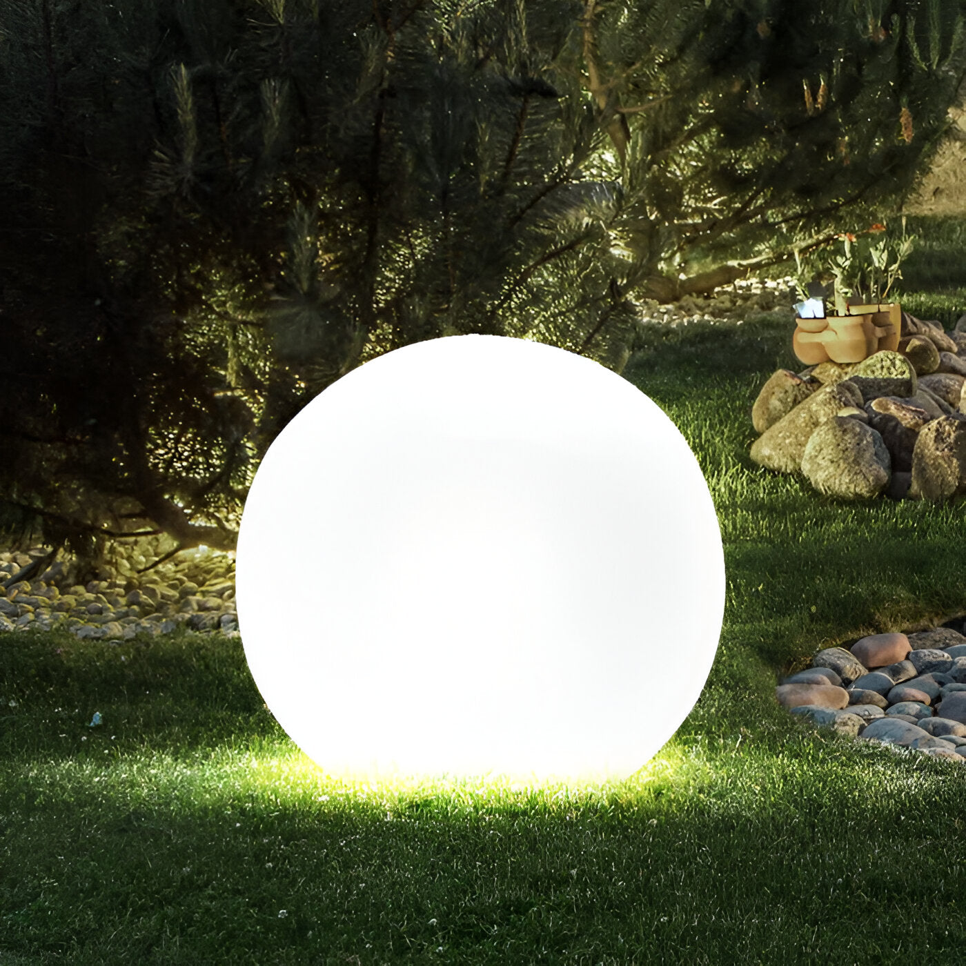 GlimmerSphere LED Outdoor Decoration – Color Changing, Waterproof Floating Bulbs | GlowOrbs