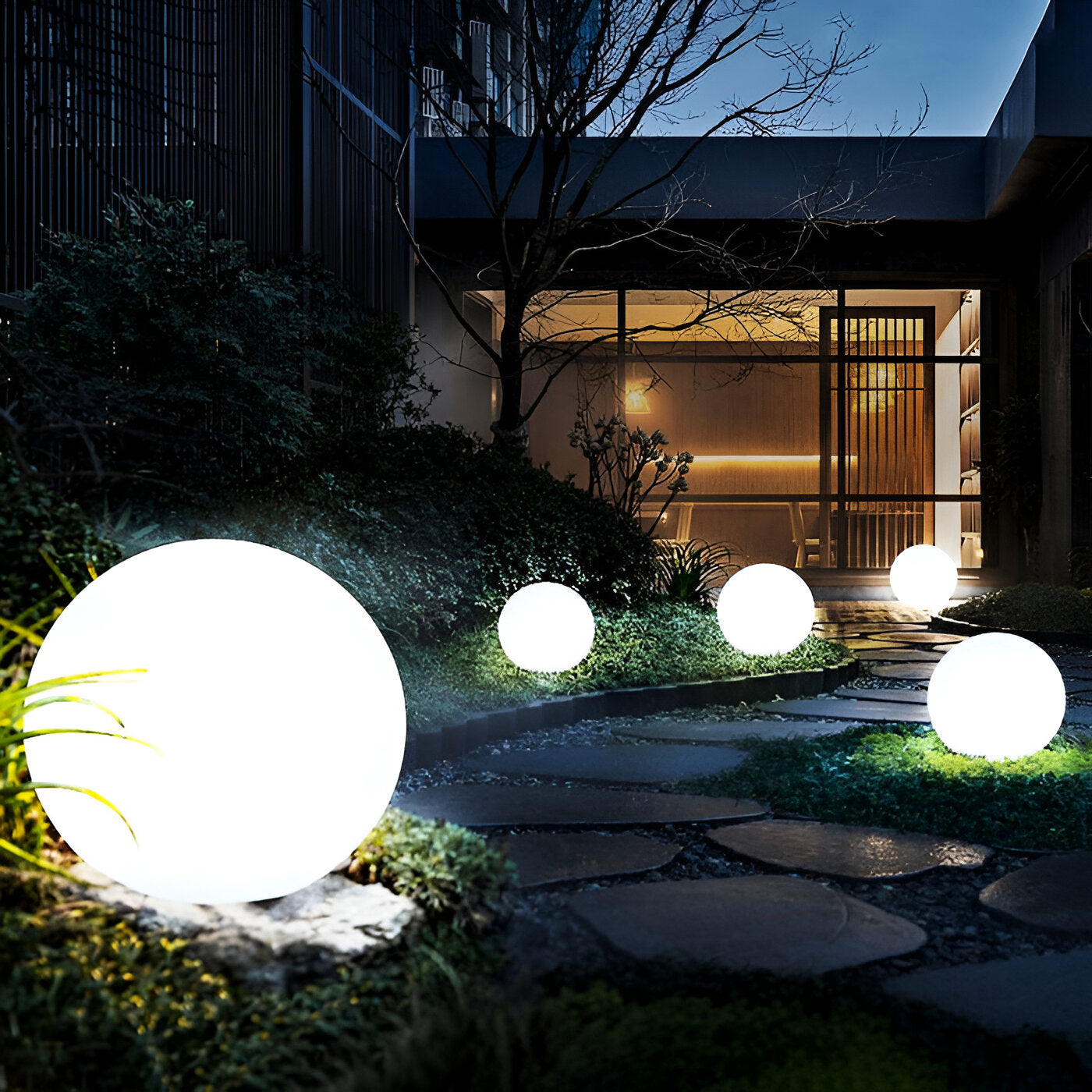 GlimmerSphere LED Outdoor Decoration – Color Changing, Waterproof Floating Bulbs | GlowOrbs