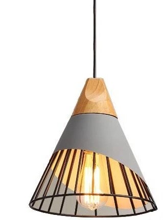 Modern Wood and Metal Hanging Lamp | UrbanWood