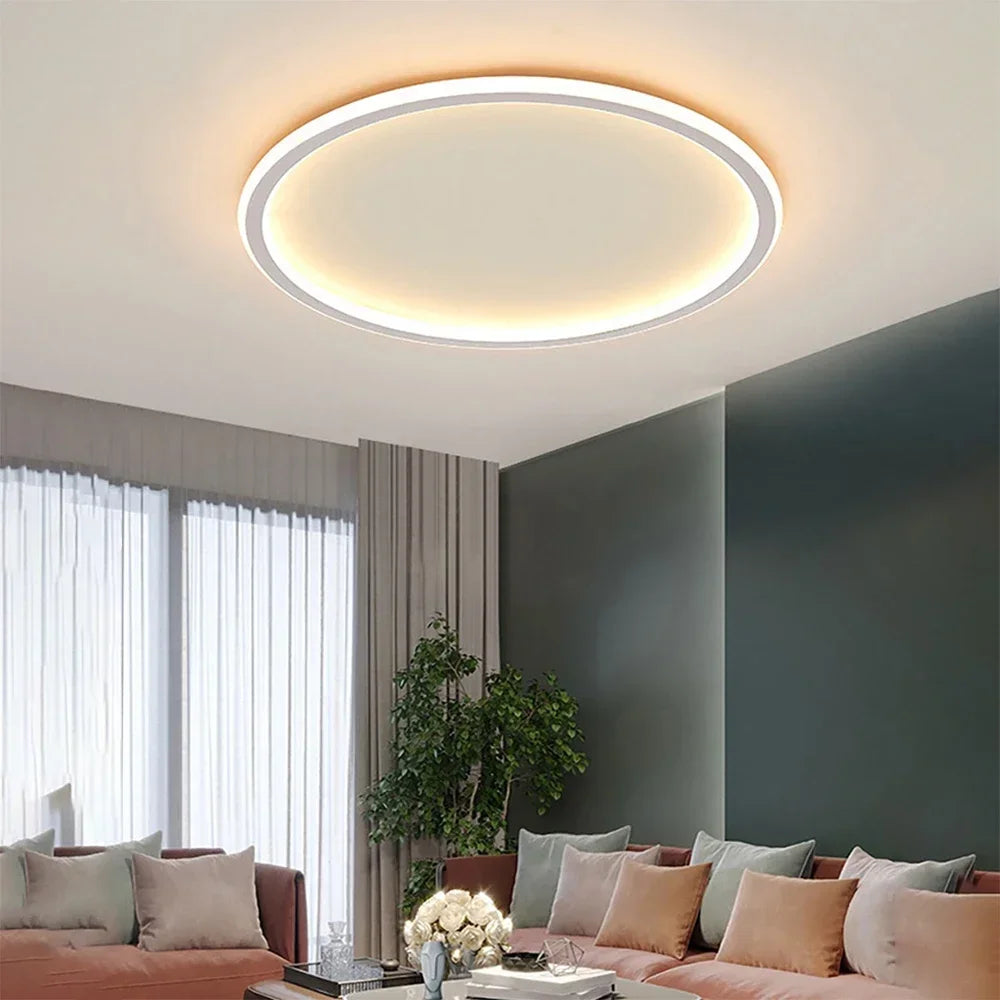 Elegant Skandinavisk Loftlampe med LED | GlimmerGlow