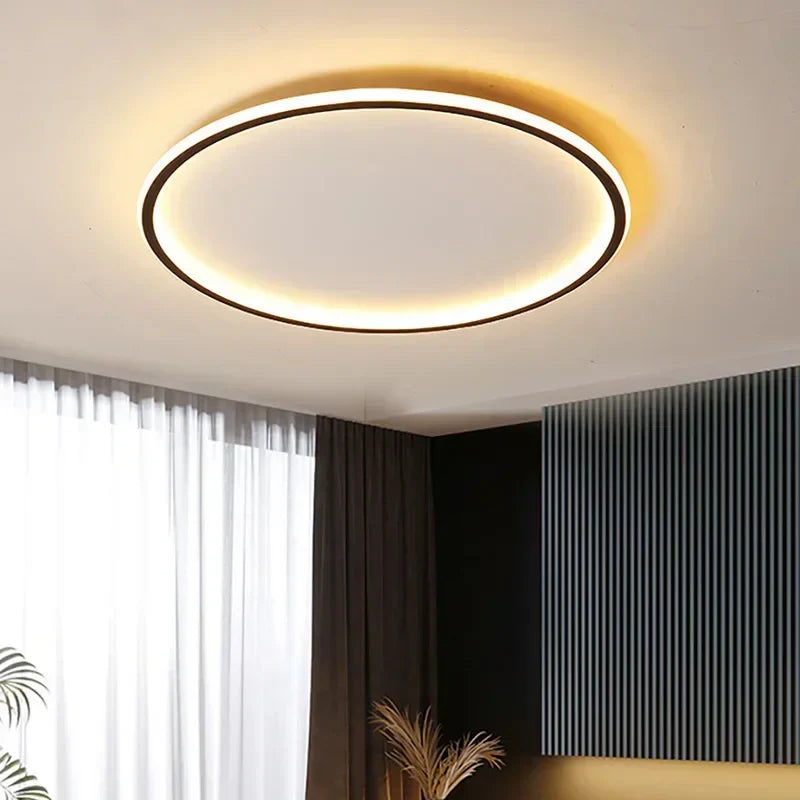 Elegant Skandinavisk Loftlampe med LED | GlimmerGlow