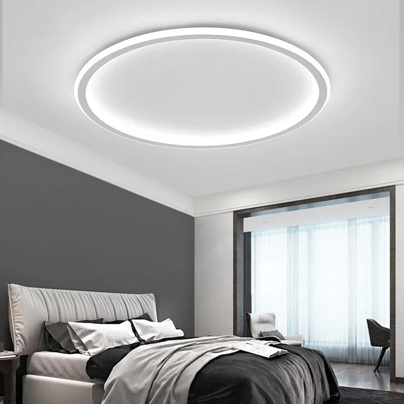 Elegant Skandinavisk Loftlampe med LED | GlimmerGlow