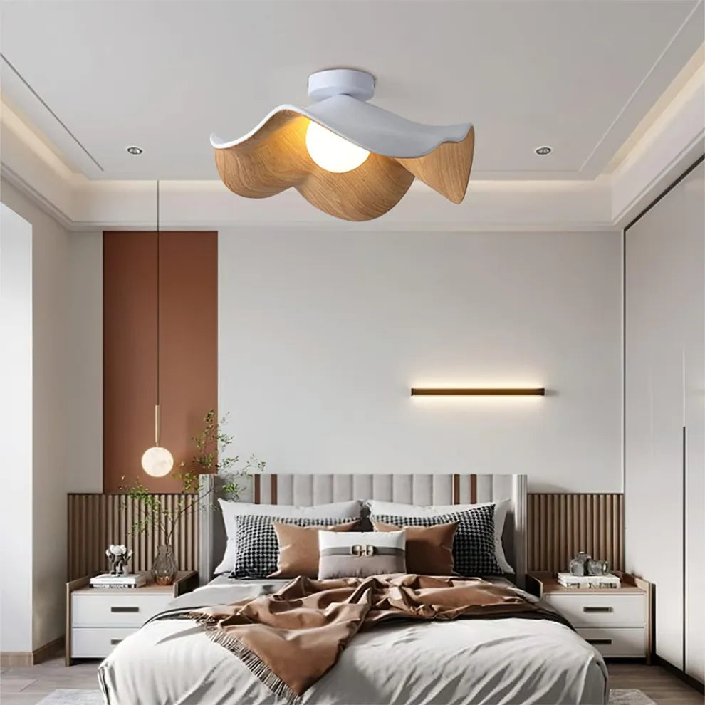 Unique ceiling lamp in natural materials | NatureLume