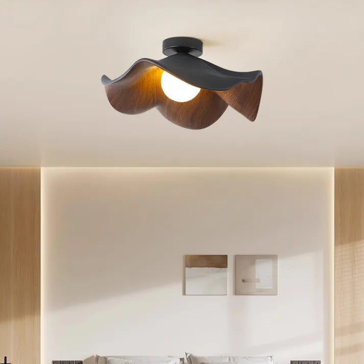 Unique ceiling lamp in natural materials | NatureLume