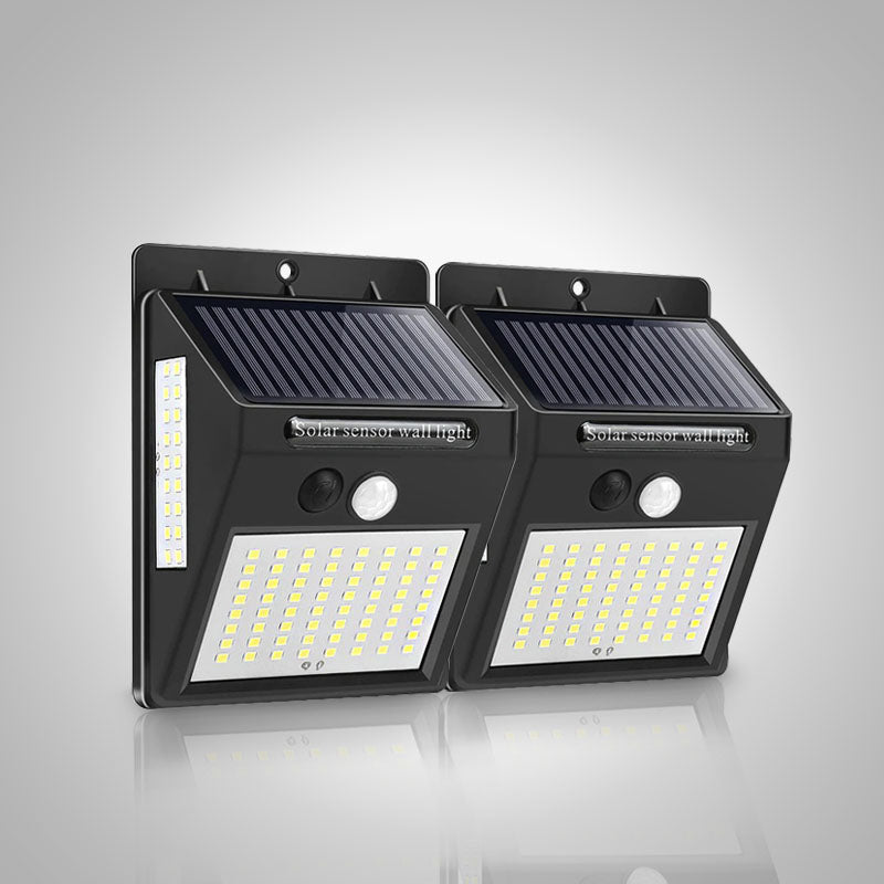 Udendørs Lampe med Sensor og Solcelle, LED Belysning til Haven-2