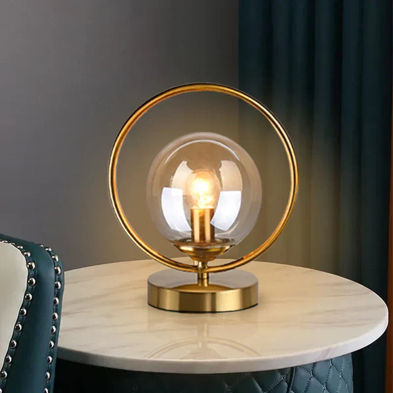 Elegant glass table lamp | LuminousElegance