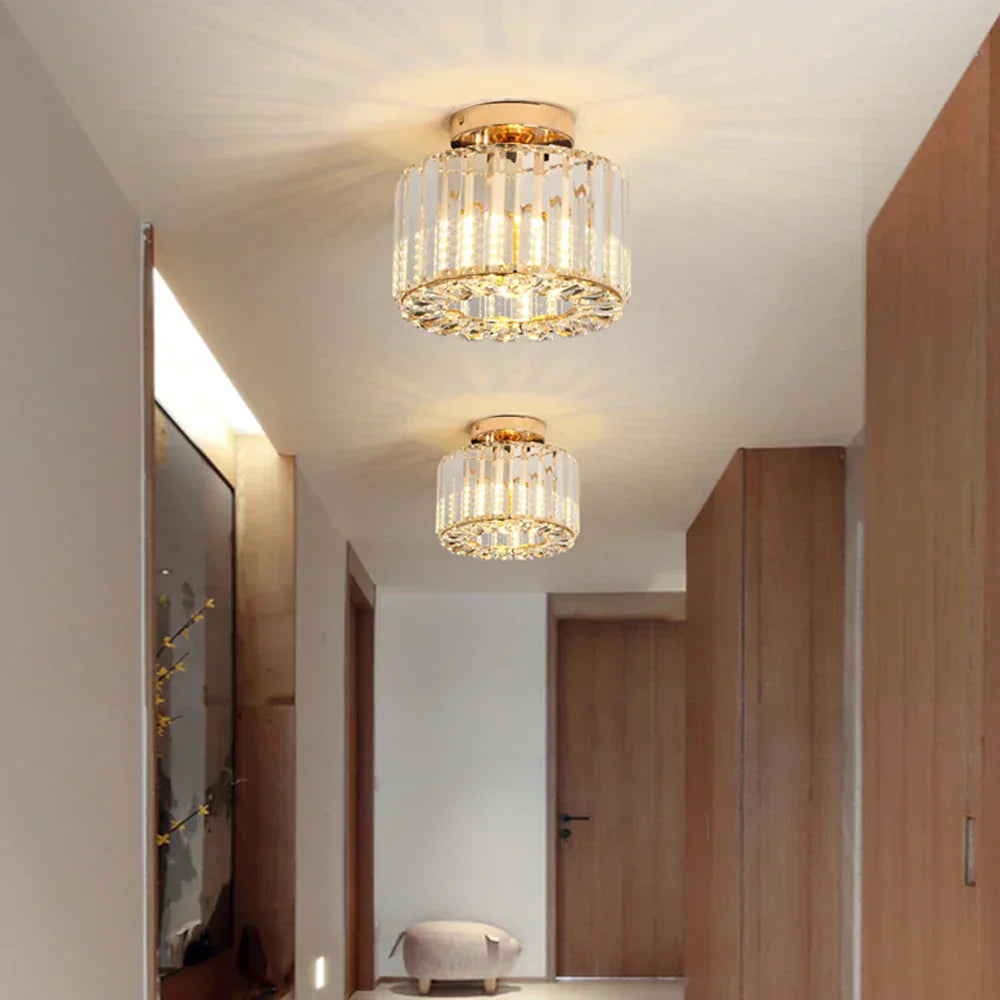 KrystalLys – Radiant Crystal Lamp for the Ceiling