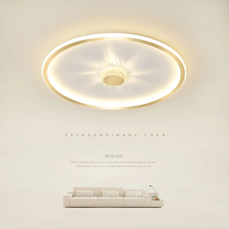 Moderne Loftlampe med LED | LuminaGlow