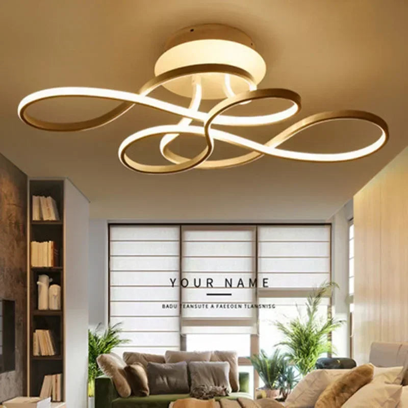 Moderne Organisk Loftlampe | AuraFlow