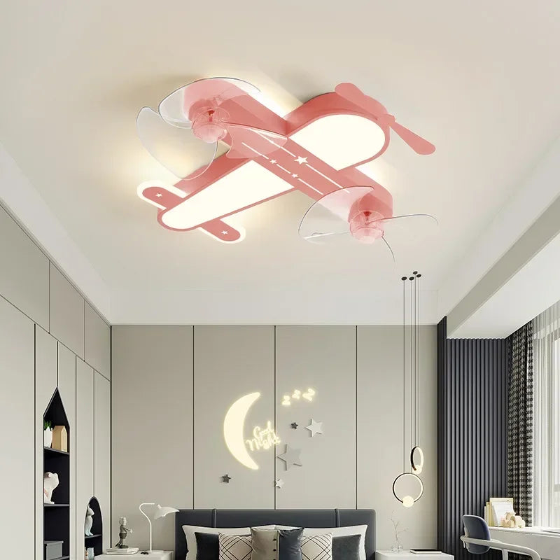 Stylish Airplane-inspired LED Ceiling Lamp | AeroGlow