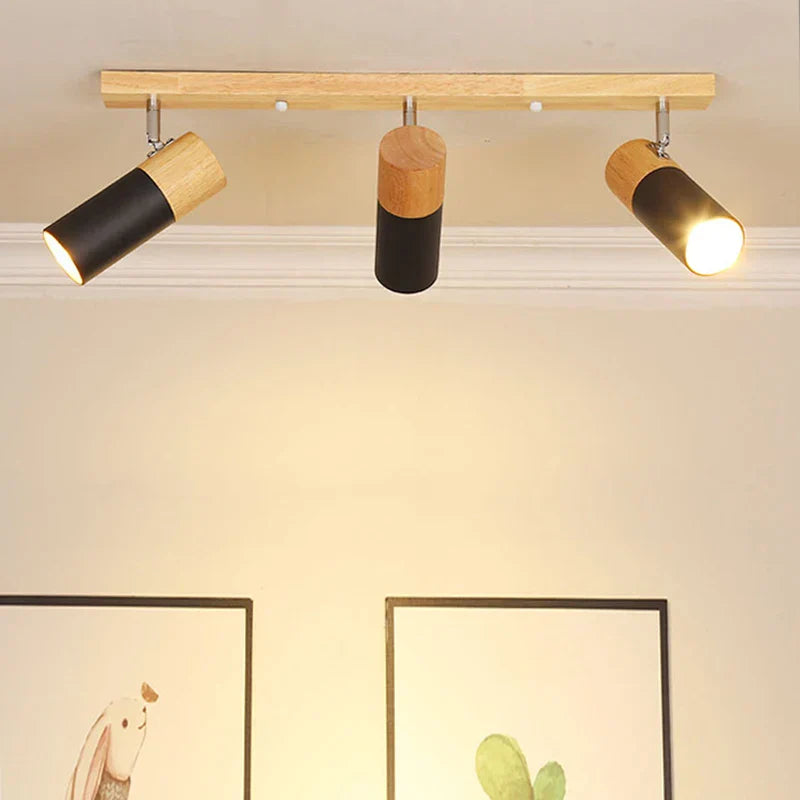 Modern wooden ceiling lamp | WoodAura