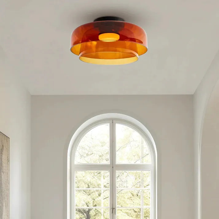 GlasElegance – Medieval ceiling lamp with a modern twist