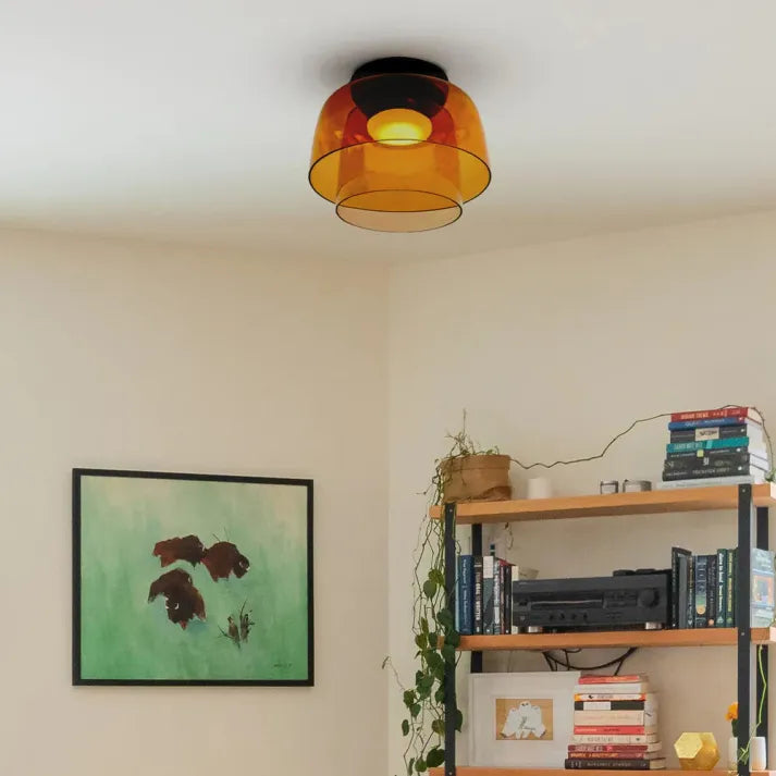 GlasElegance – Medieval ceiling lamp with a modern twist