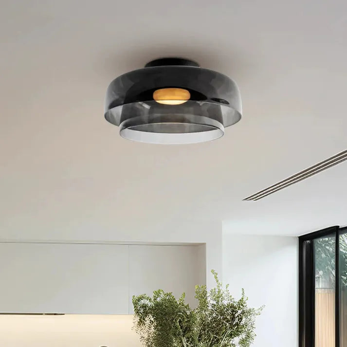 GlasElegance – Medieval ceiling lamp with a modern twist