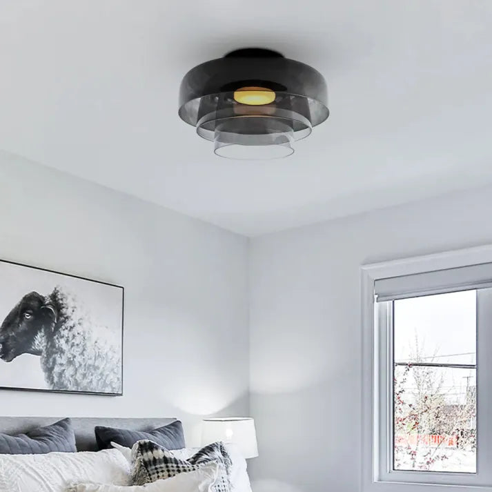 GlasElegance – Medieval ceiling lamp with a modern twist