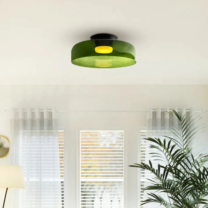 GlasElegance – Medieval ceiling lamp with a modern twist