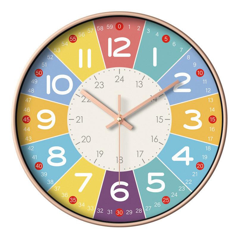 Silent wall clock for the children's room | QuietClock