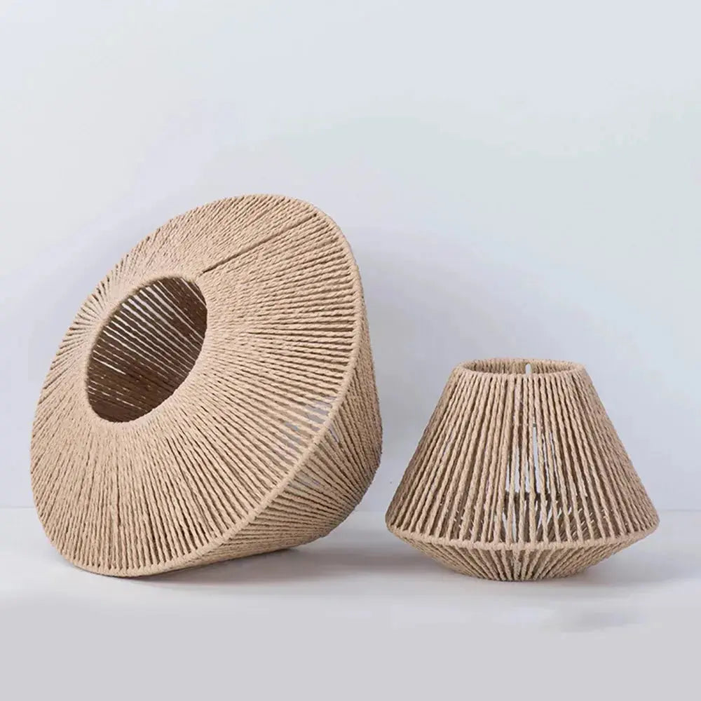 Rustic Rattan Hanging Lamp | NaturaWeave