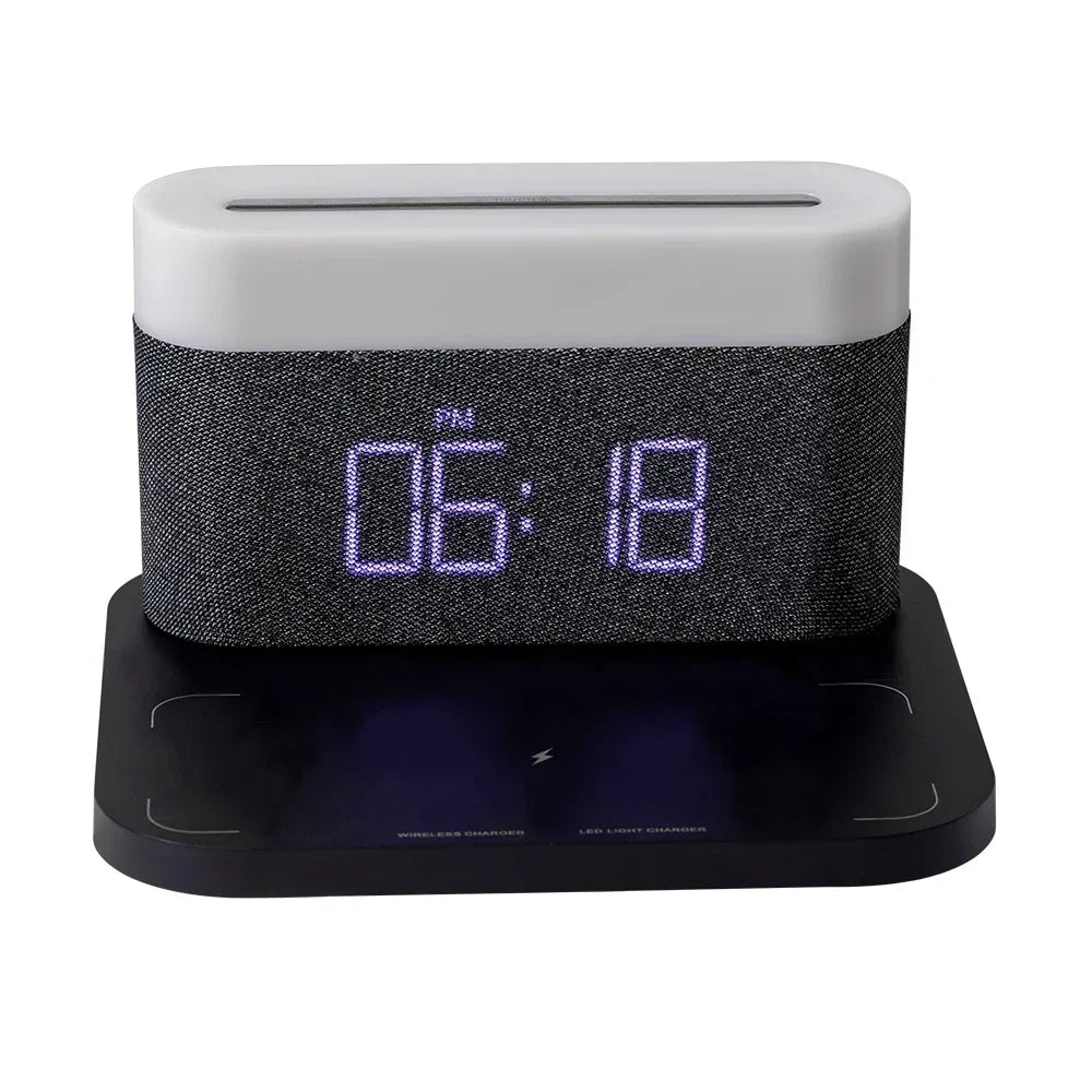 Versatile - 15W Charging Station with Luminous Alarm Clock