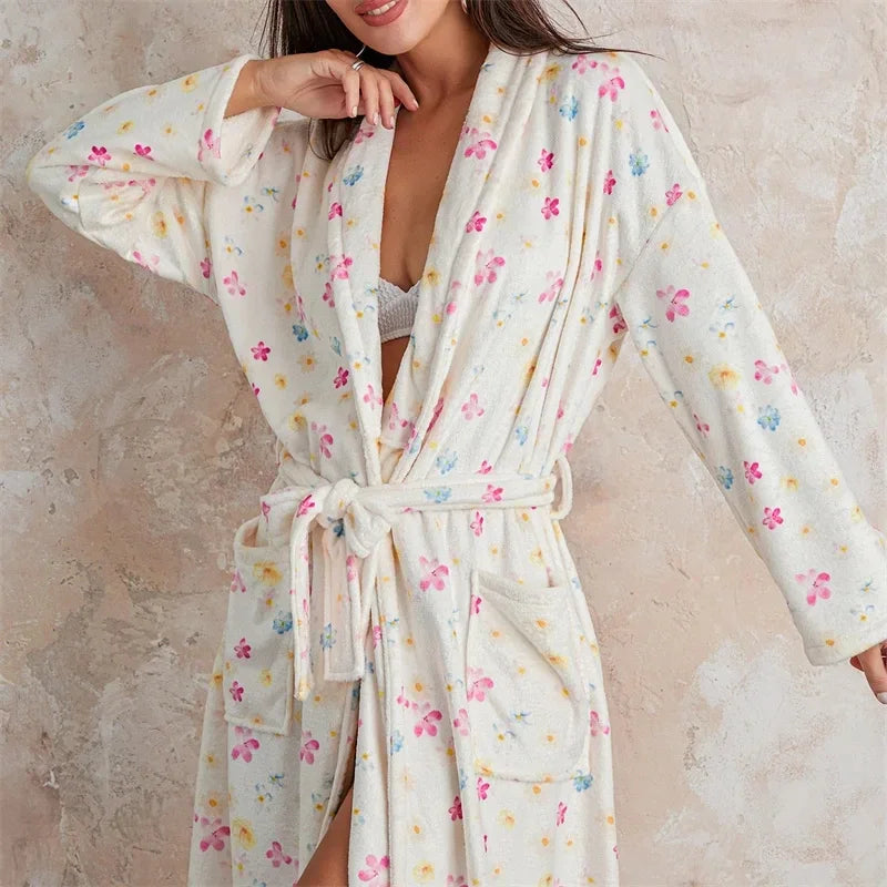 Warm Indoor Bathrobe | LuxeBloom