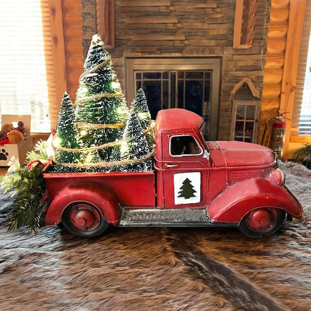 Rødt Lastbil Ornament til Jul | HolidayTruck