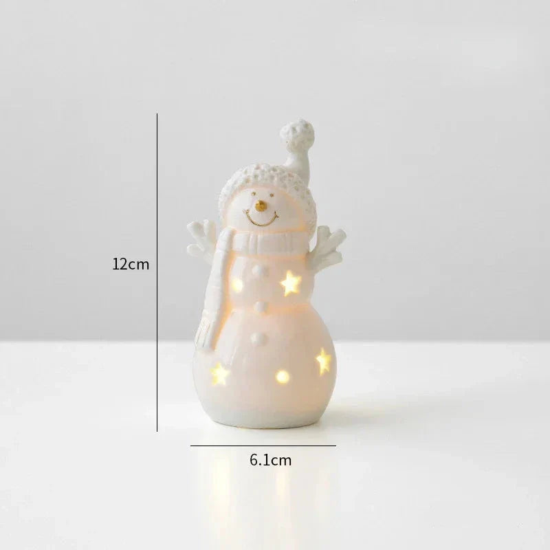 Lysende Snemand i Keramik | GlowSnowman