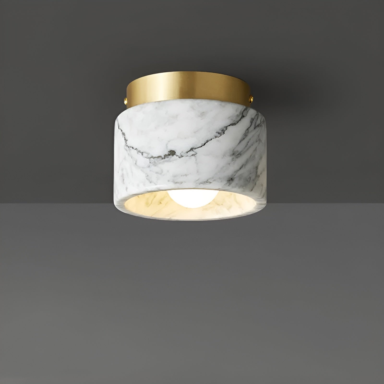 Eksklusiv Italiensk Marmor Loftslampe | LuxeMarble