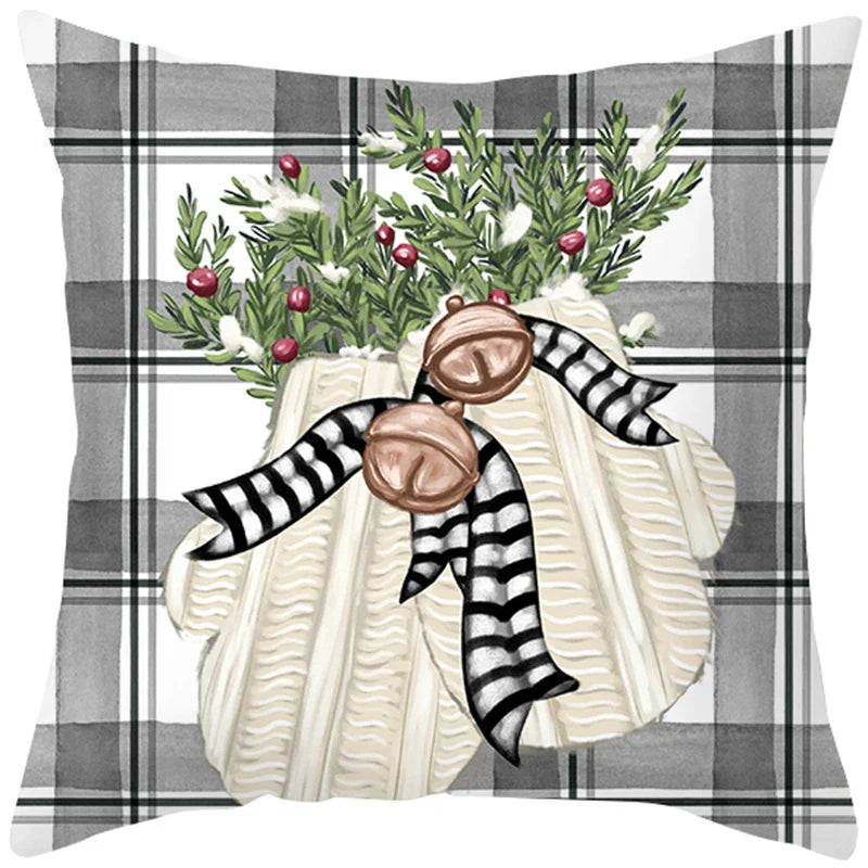 ChristmasCushion – Pudebetræk med "Glædelig Jul" Design