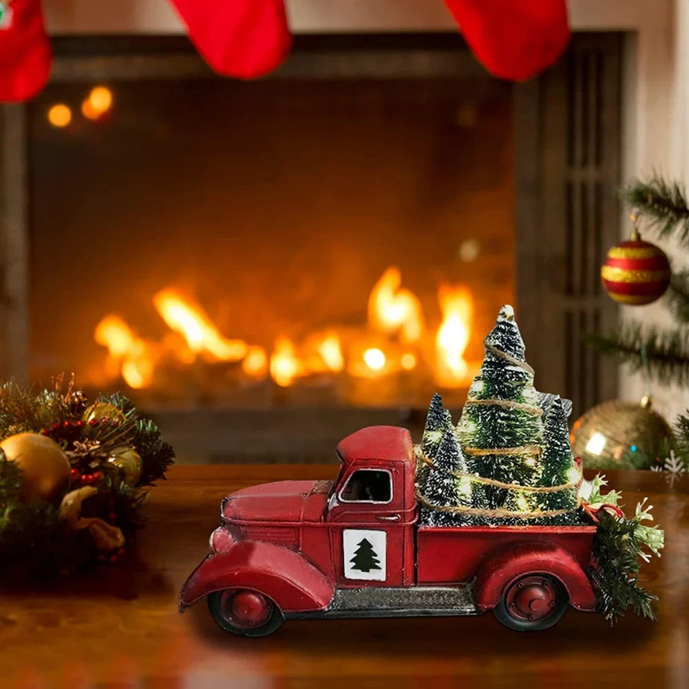 Rødt Lastbil Ornament til Jul | HolidayTruck