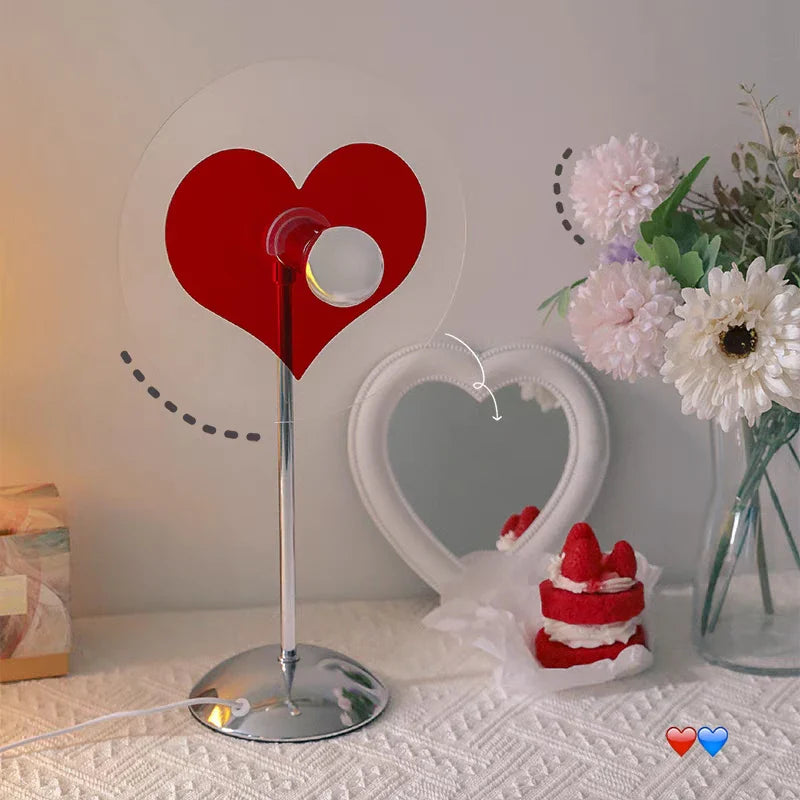 Decorative LED Lamp with Heart Lighting | HeartGlow