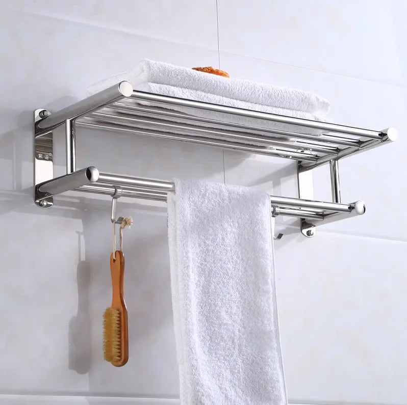 Rustfrit Stål Håndklædestang | Perfekt til Opbevaring af Håndklæder | SteelTowel