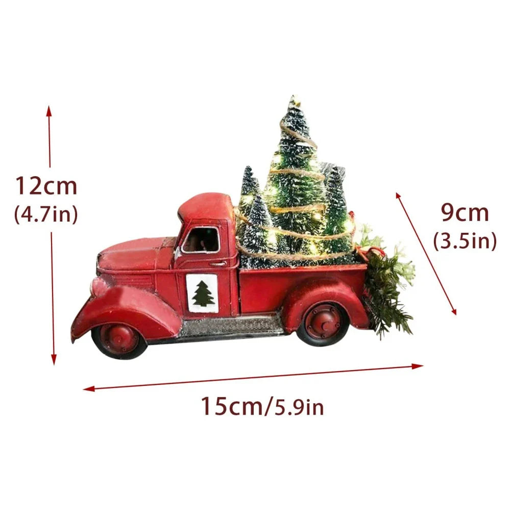 Rødt Lastbil Ornament til Jul | HolidayTruck