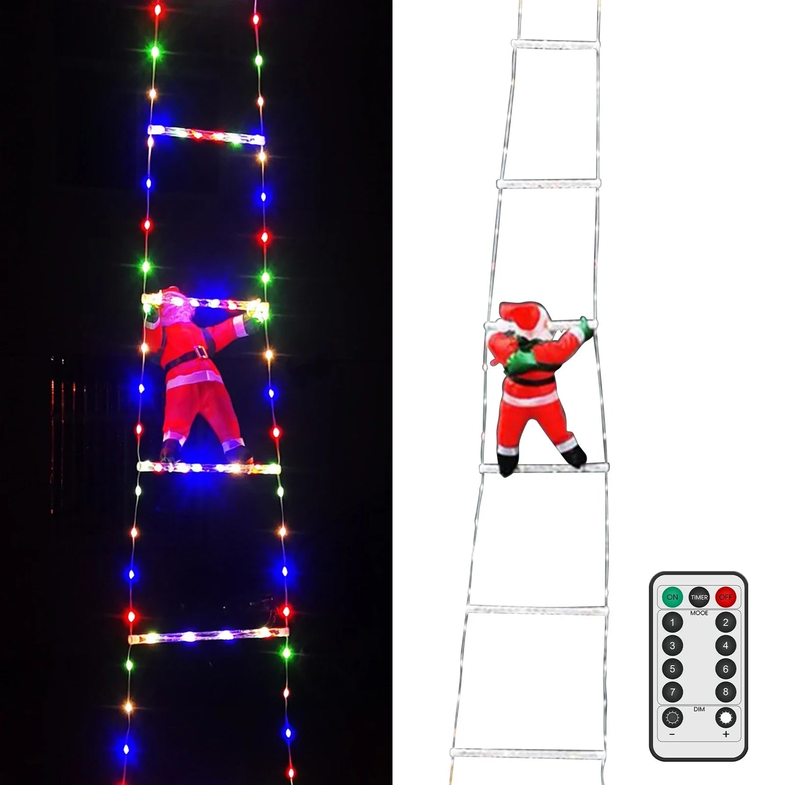 Christmas garland with Santa Claus LED | Holy Garland