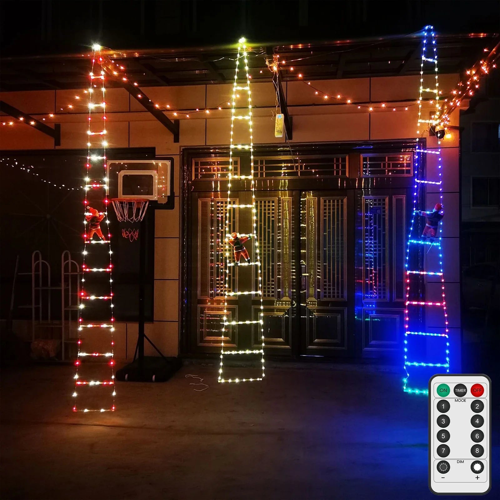 Christmas garland with Santa Claus LED | Holy Garland