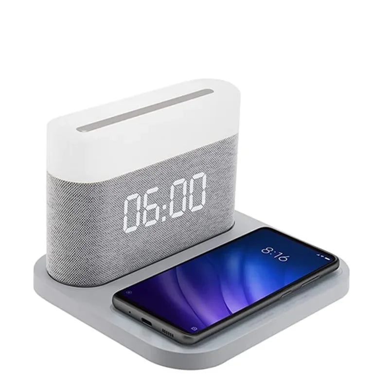 Versatile - 15W Charging Station with Luminous Alarm Clock