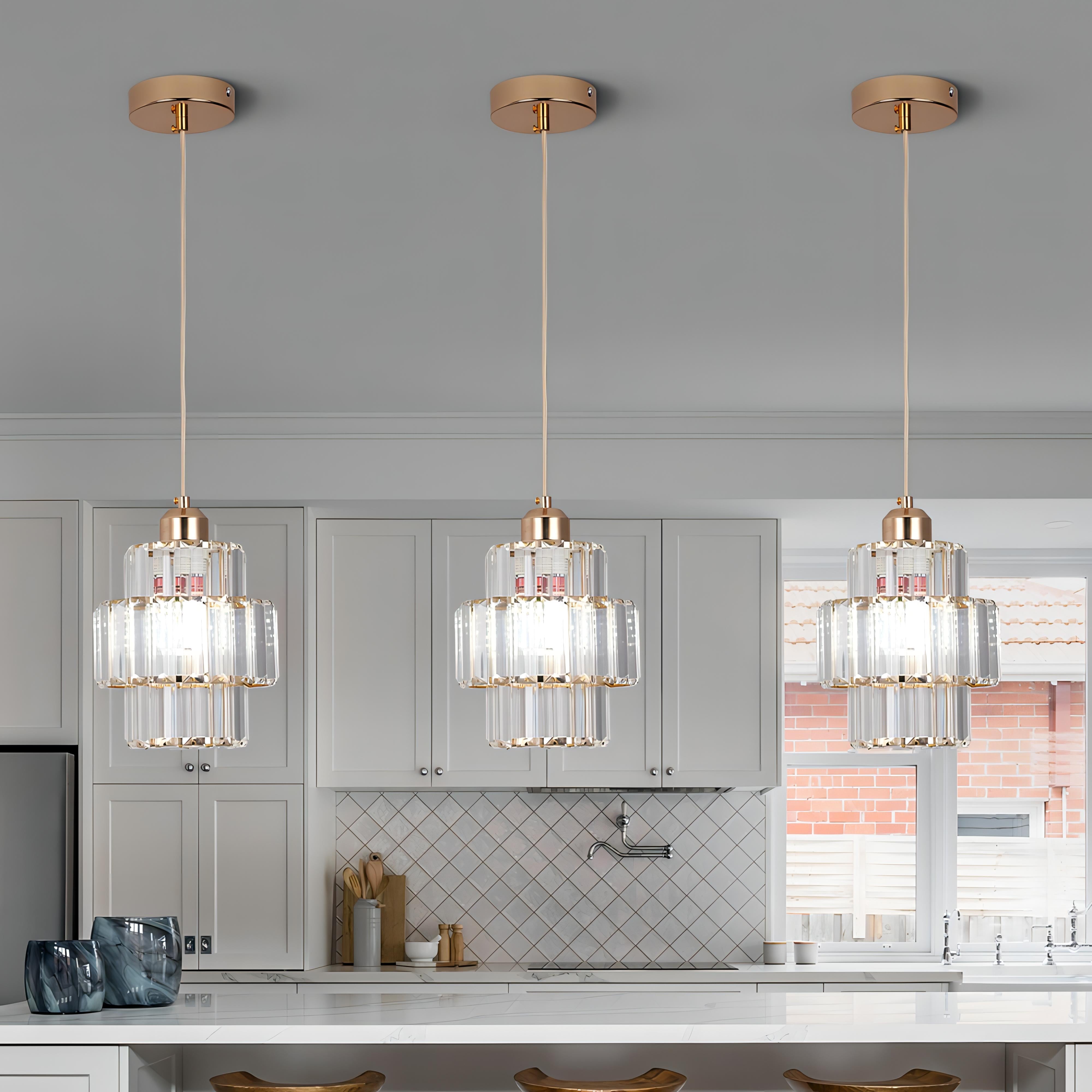 FernandoÉlégance – Ceiling lamp in Structured Crystal